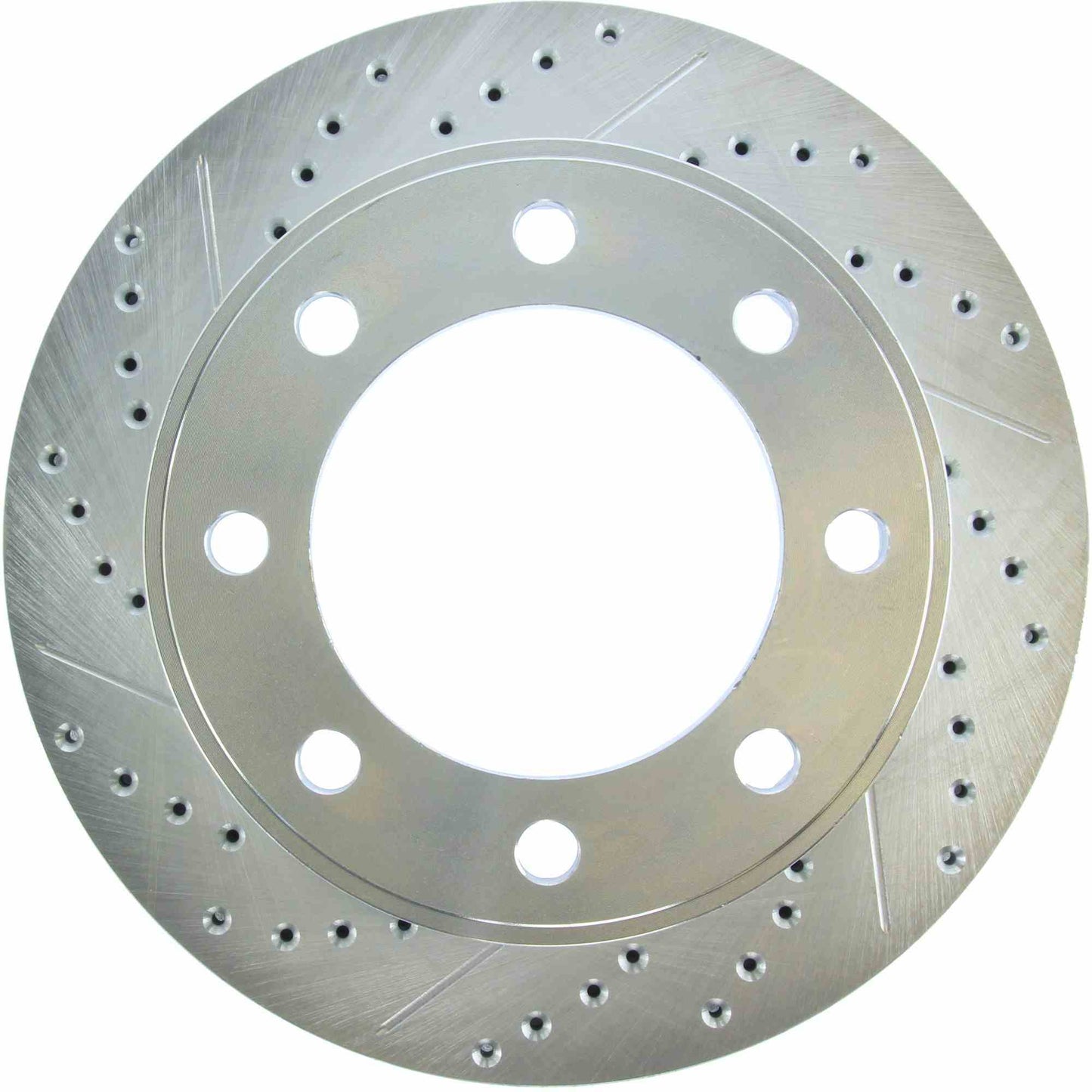 StopTech Select Sport Drilled And Slotted Brake Rotor; Front Right