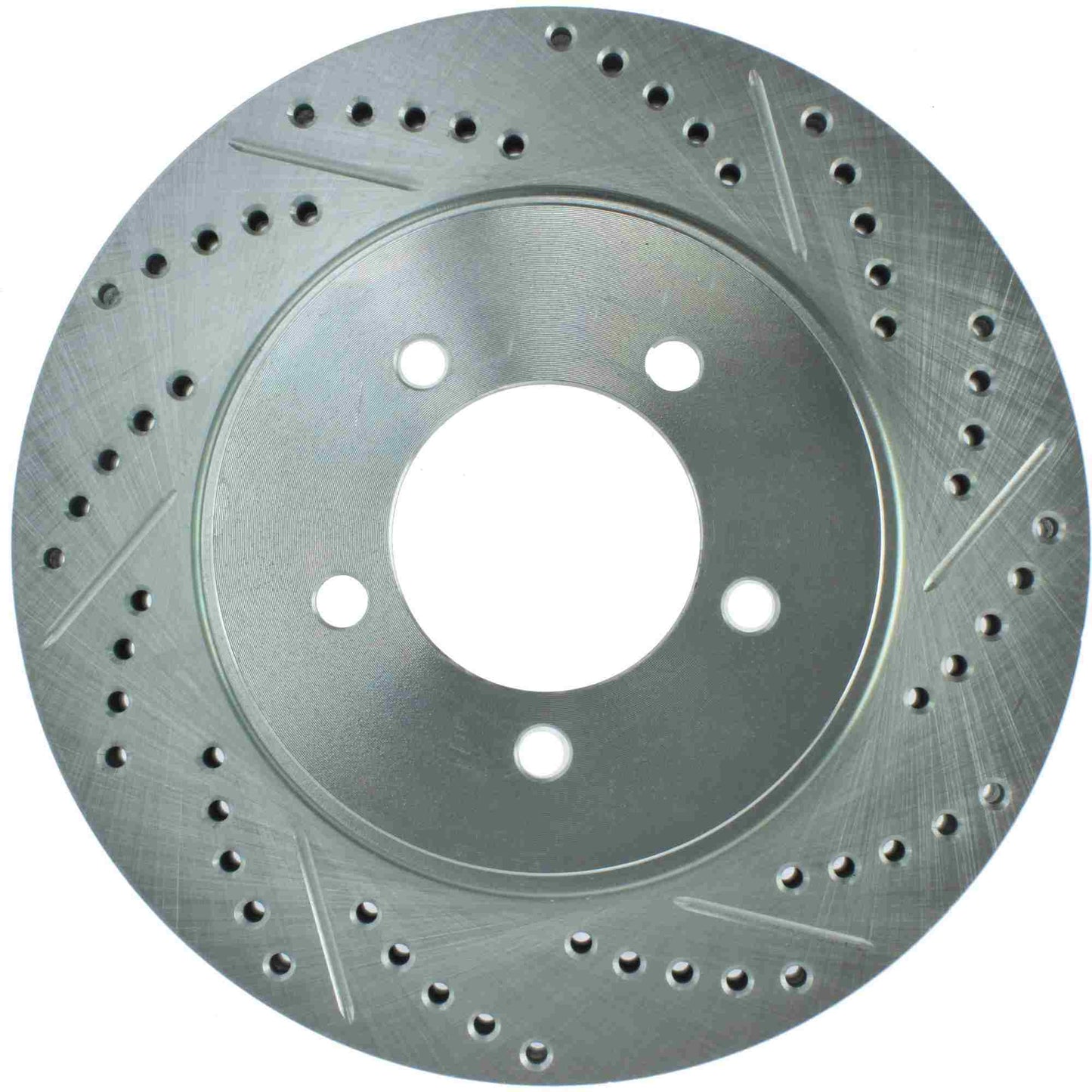 StopTech Select Sport Drilled And Slotted Brake Rotor; Front Left