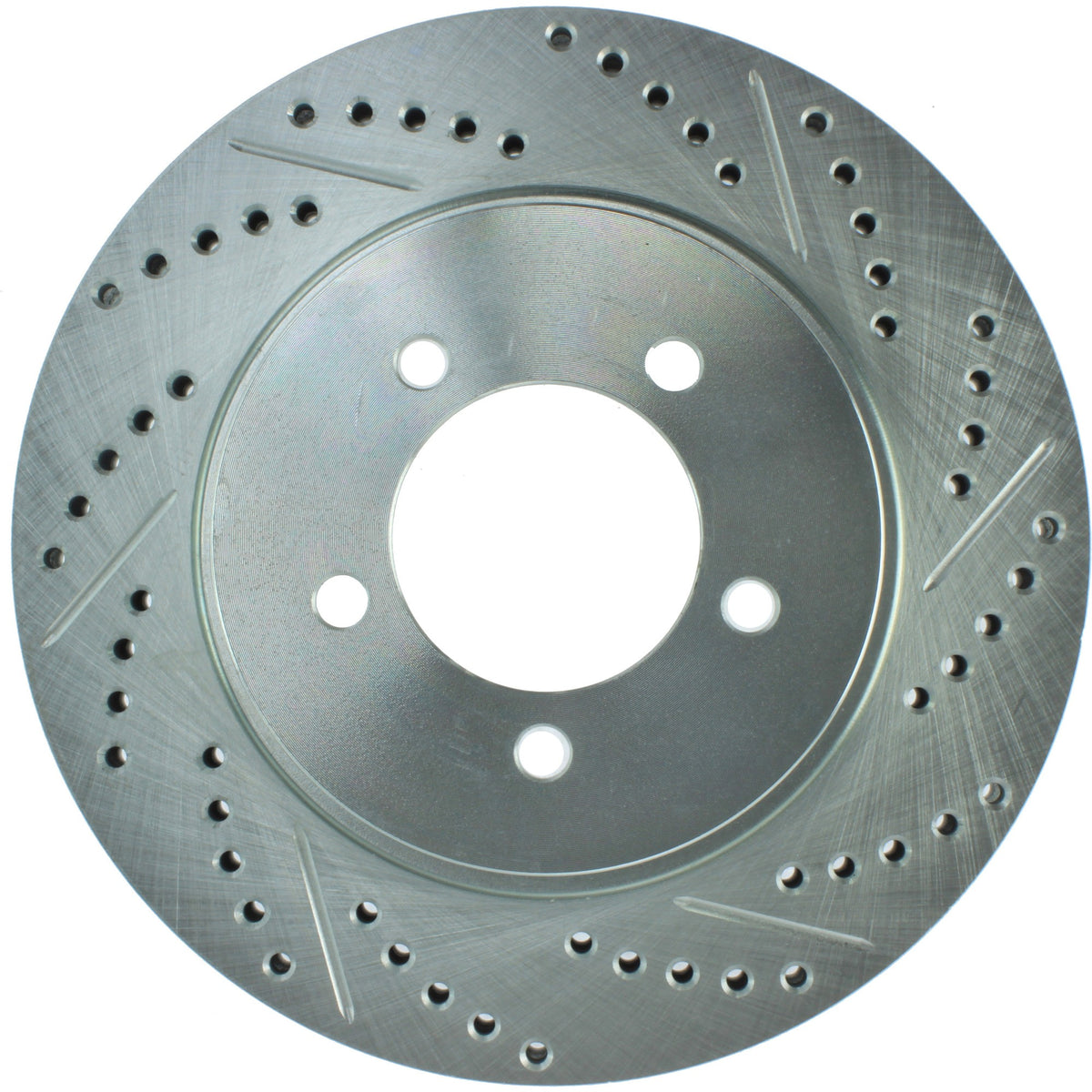 StopTech Select Sport Drilled And Slotted Brake Rotor; Front Left