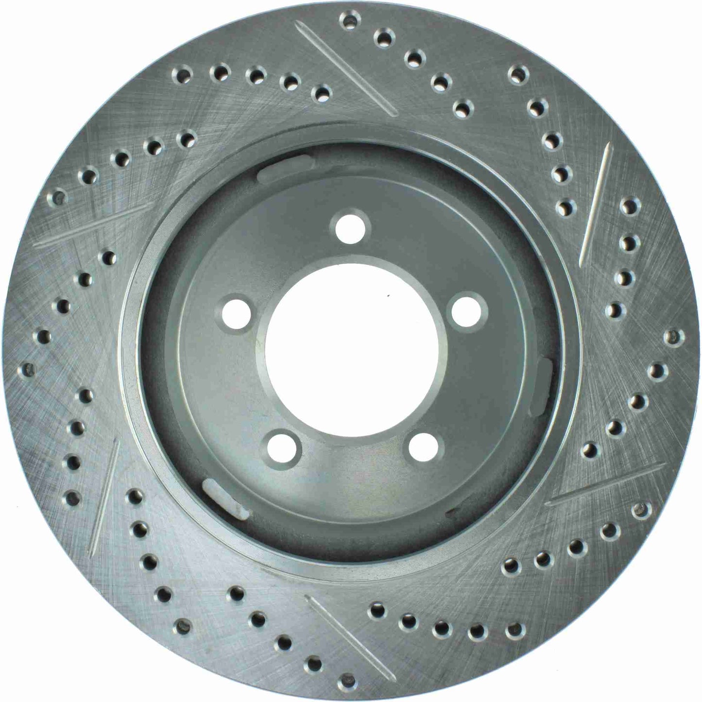 StopTech Select Sport Drilled And Slotted Brake Rotor; Front Right