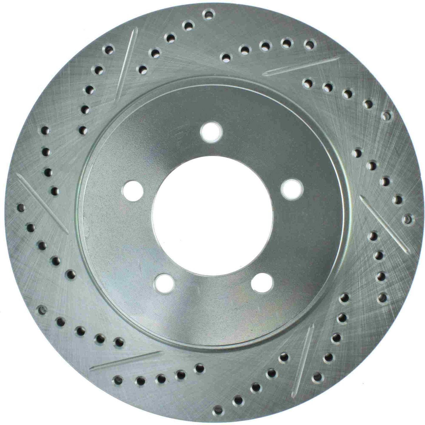 StopTech Select Sport Drilled And Slotted Brake Rotor; Front Right