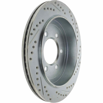 StopTech Select Sport Drilled & Slotted Rotor - Front Left 227.65095R