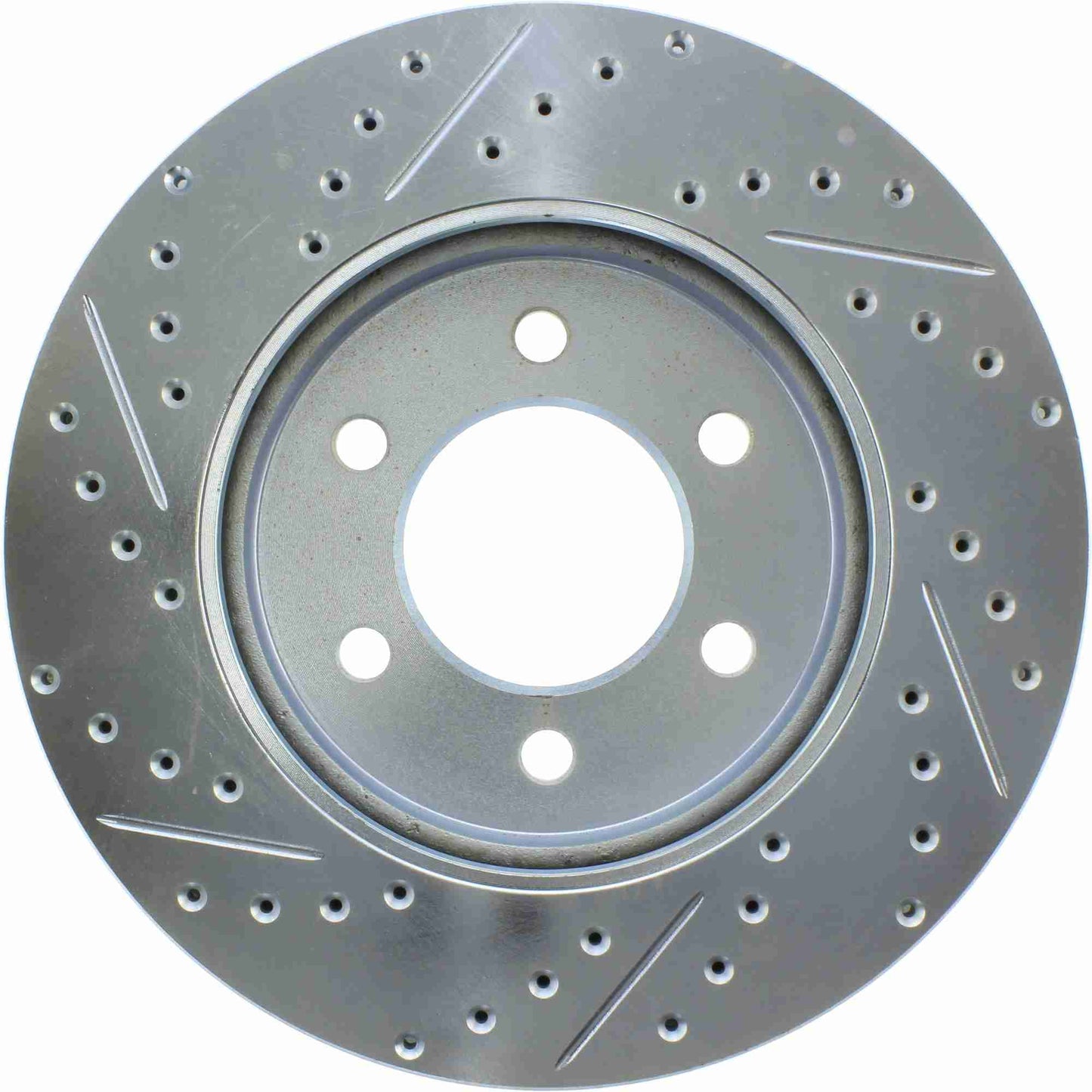 StopTech Select Sport Drilled And Slotted Brake Rotor; Front Left