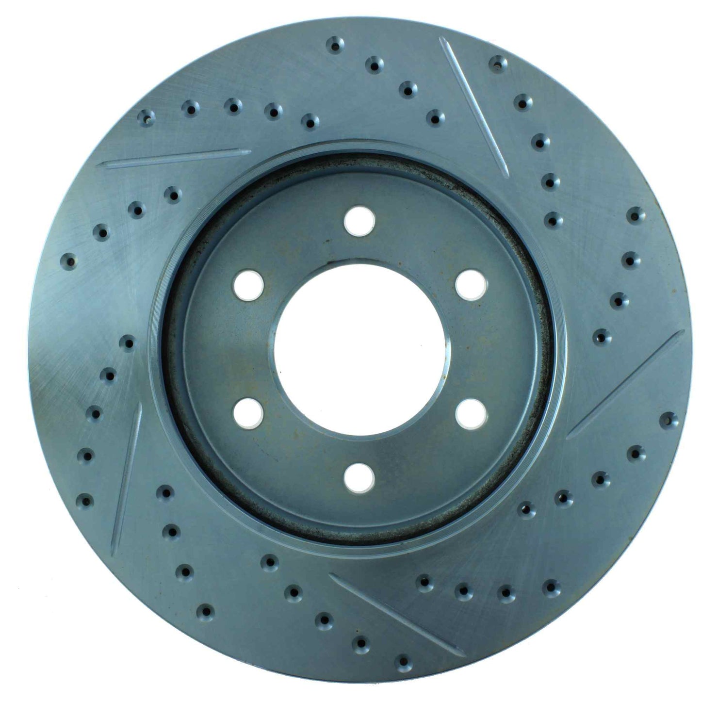 StopTech Select Sport Drilled And Slotted Brake Rotor; Front Right