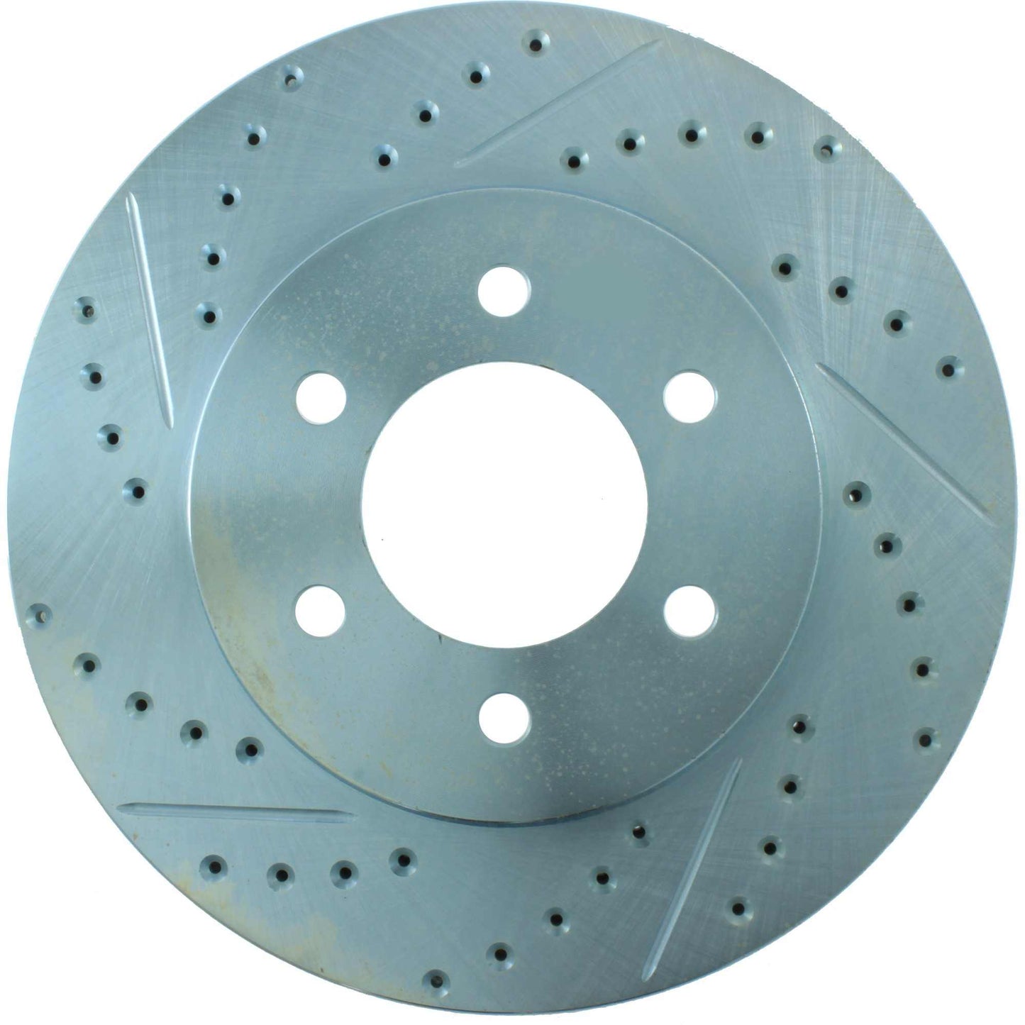 StopTech Select Sport Drilled And Slotted Brake Rotor; Front Right