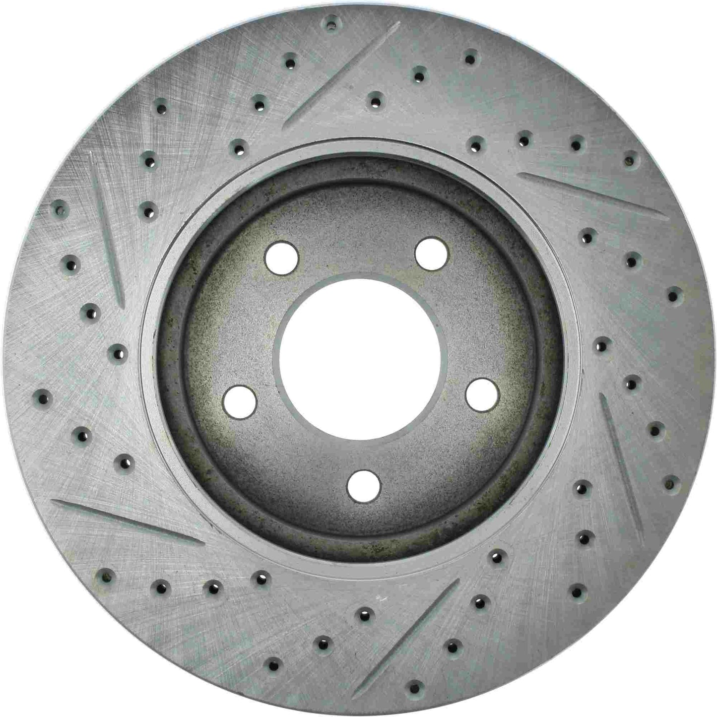 StopTech Select Sport Drilled And Slotted Brake Rotor; Front Left