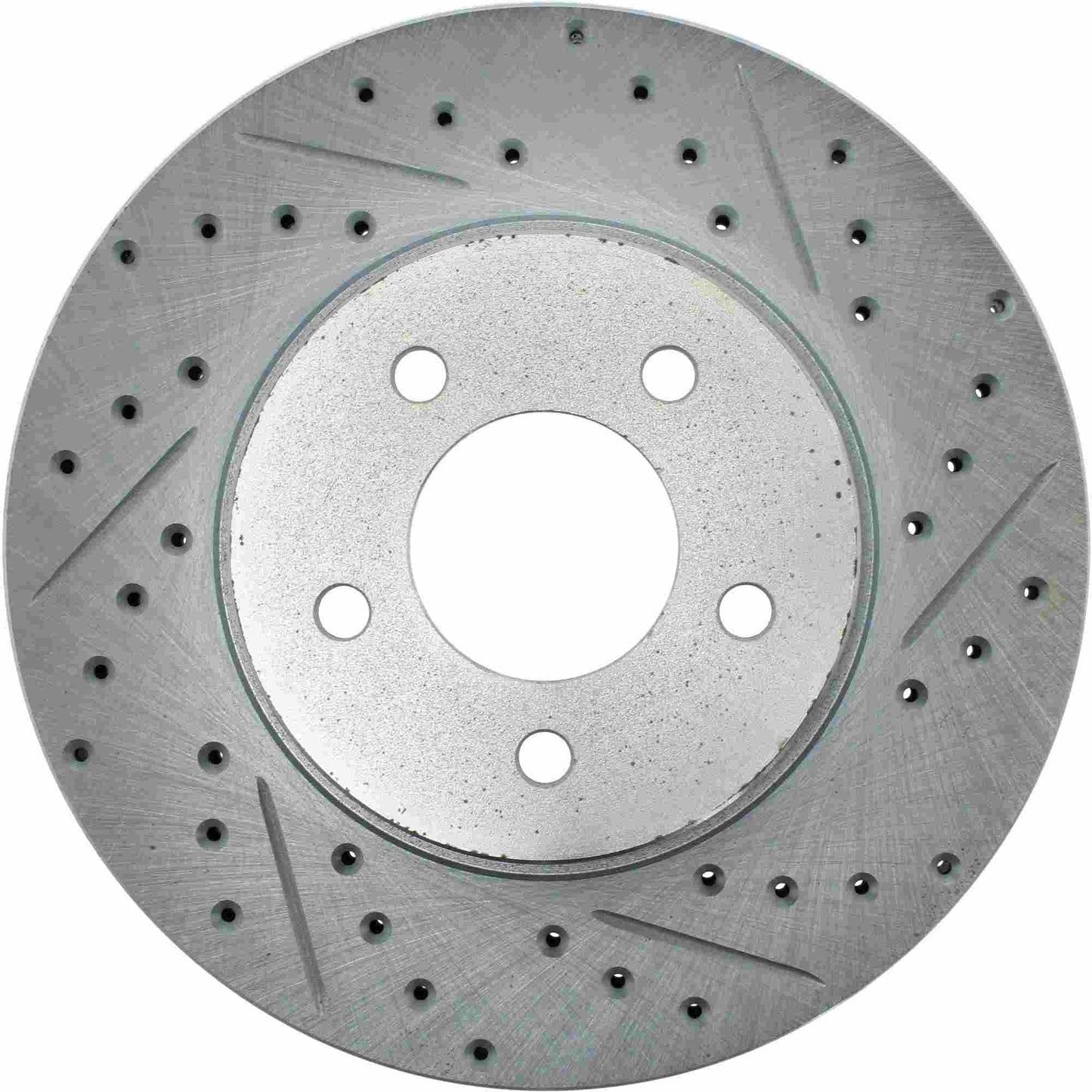 StopTech Select Sport Drilled And Slotted Brake Rotor; Front Left