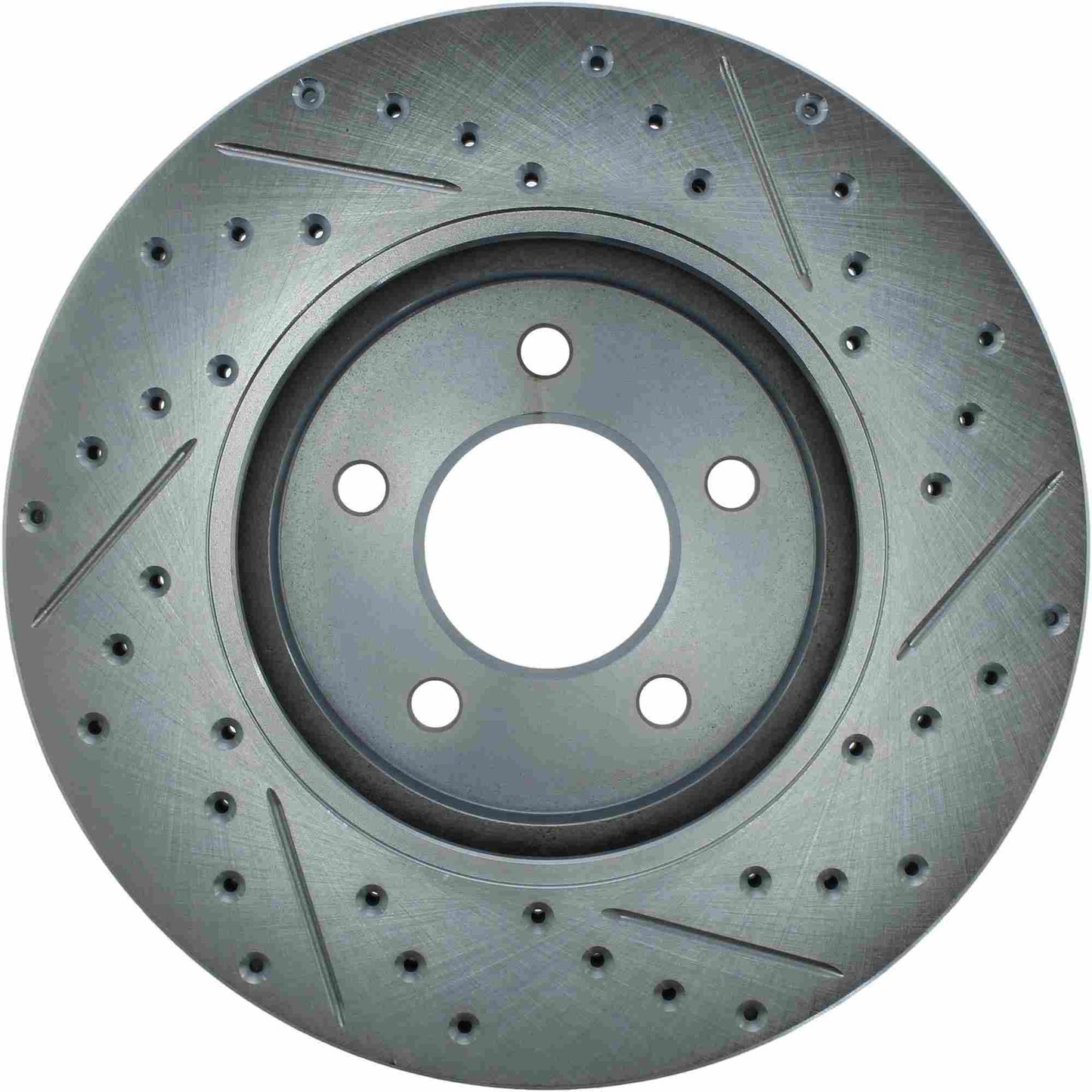 StopTech Select Sport Drilled And Slotted Brake Rotor; Front Right