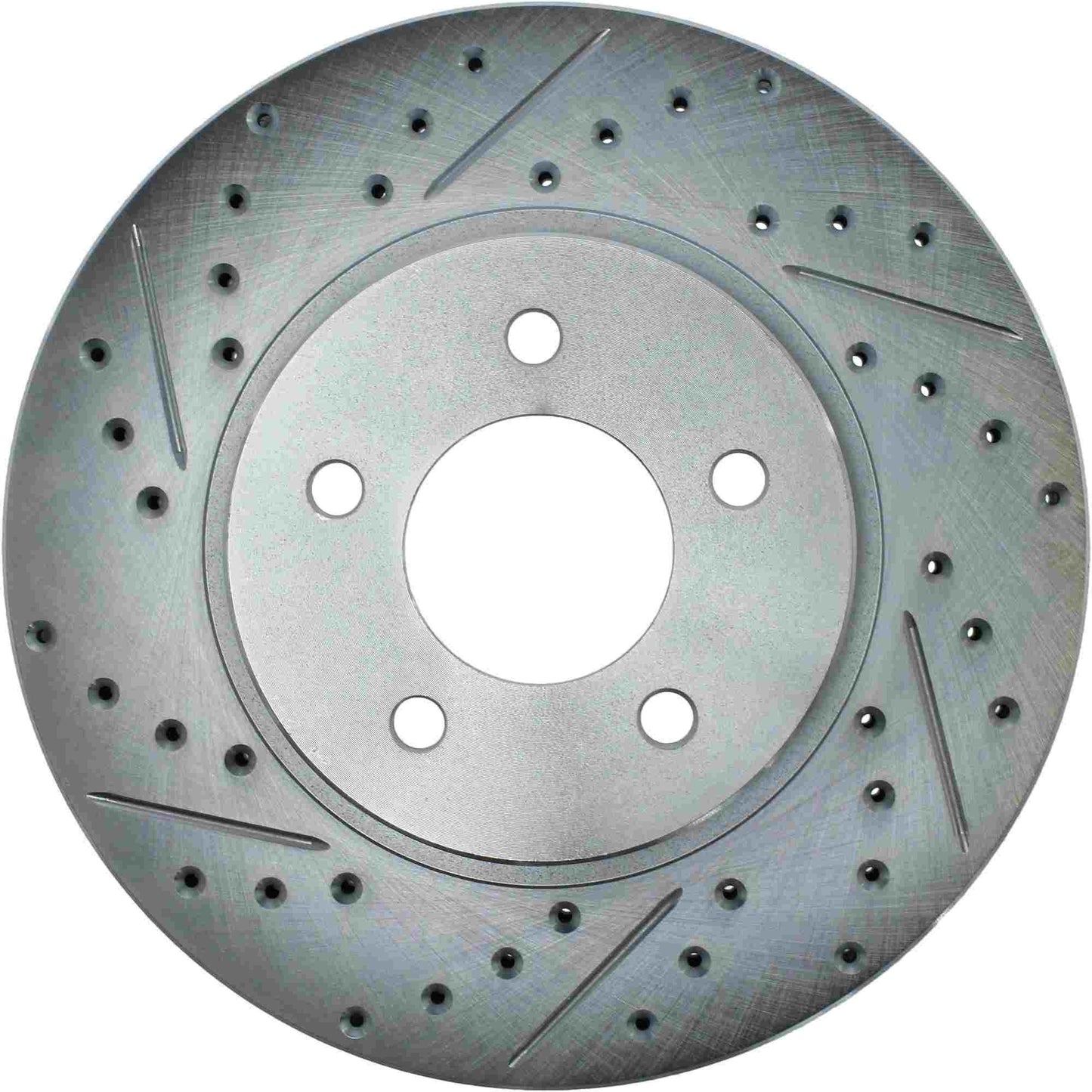 StopTech Select Sport Drilled And Slotted Brake Rotor; Front Right