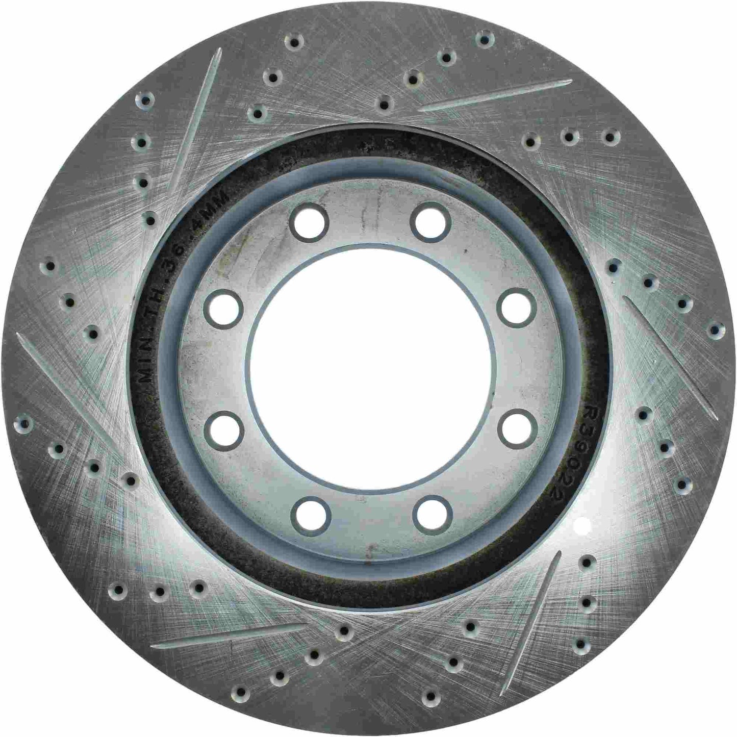 StopTech Select Sport Drilled And Slotted Brake Rotor; Front Left