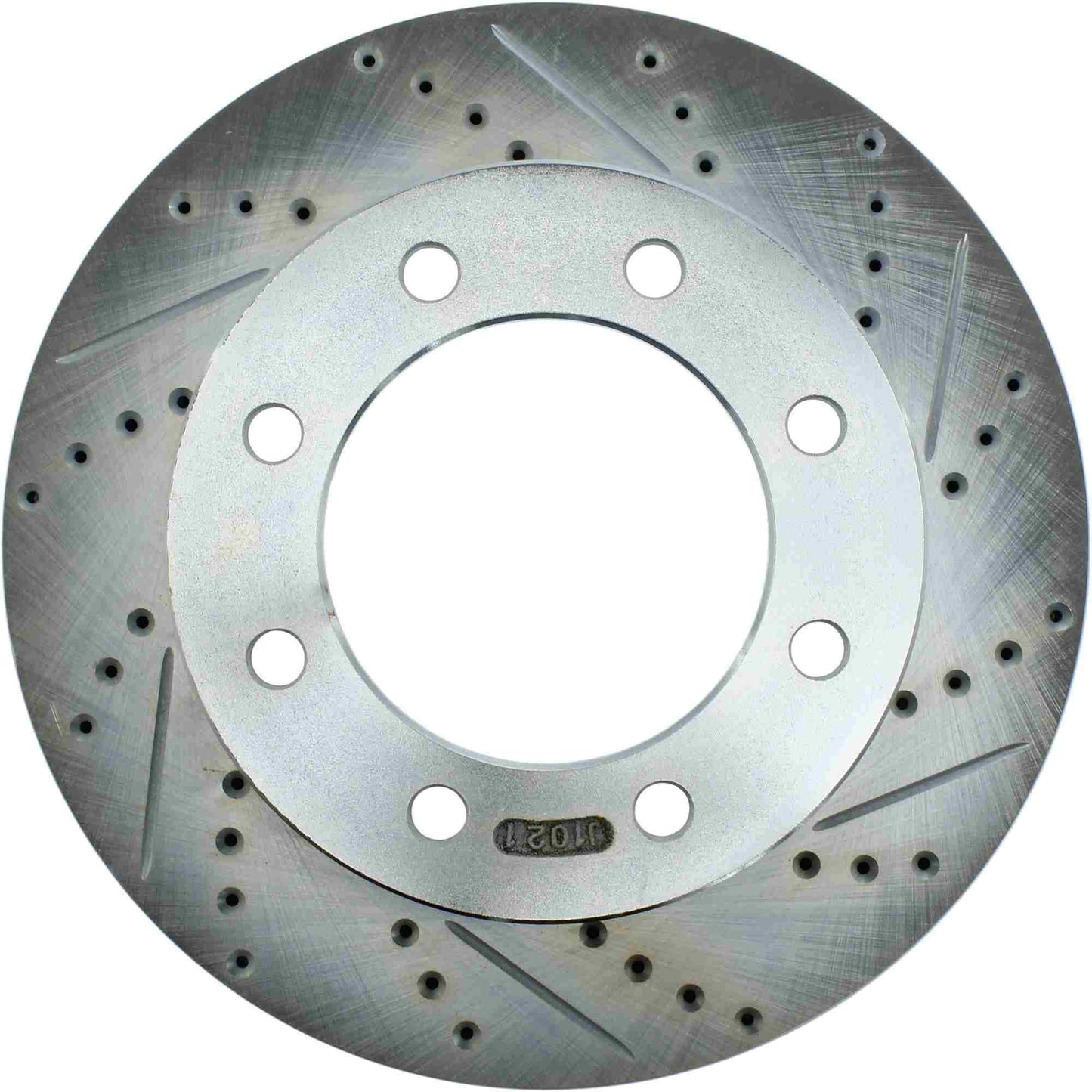 StopTech Select Sport Drilled And Slotted Brake Rotor; Front Left
