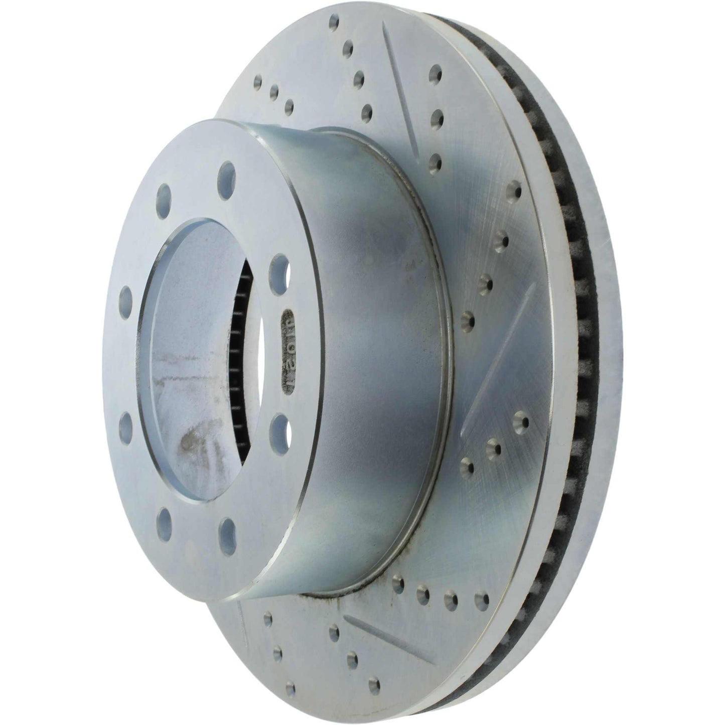StopTech Select Sport Drilled And Slotted Brake Rotor; Front Left