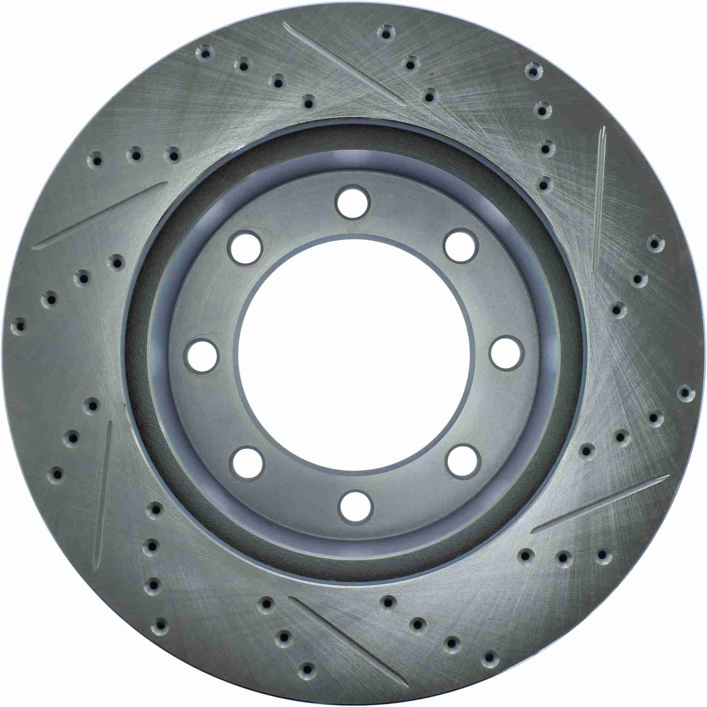 StopTech Select Sport Drilled And Slotted Brake Rotor; Front Right
