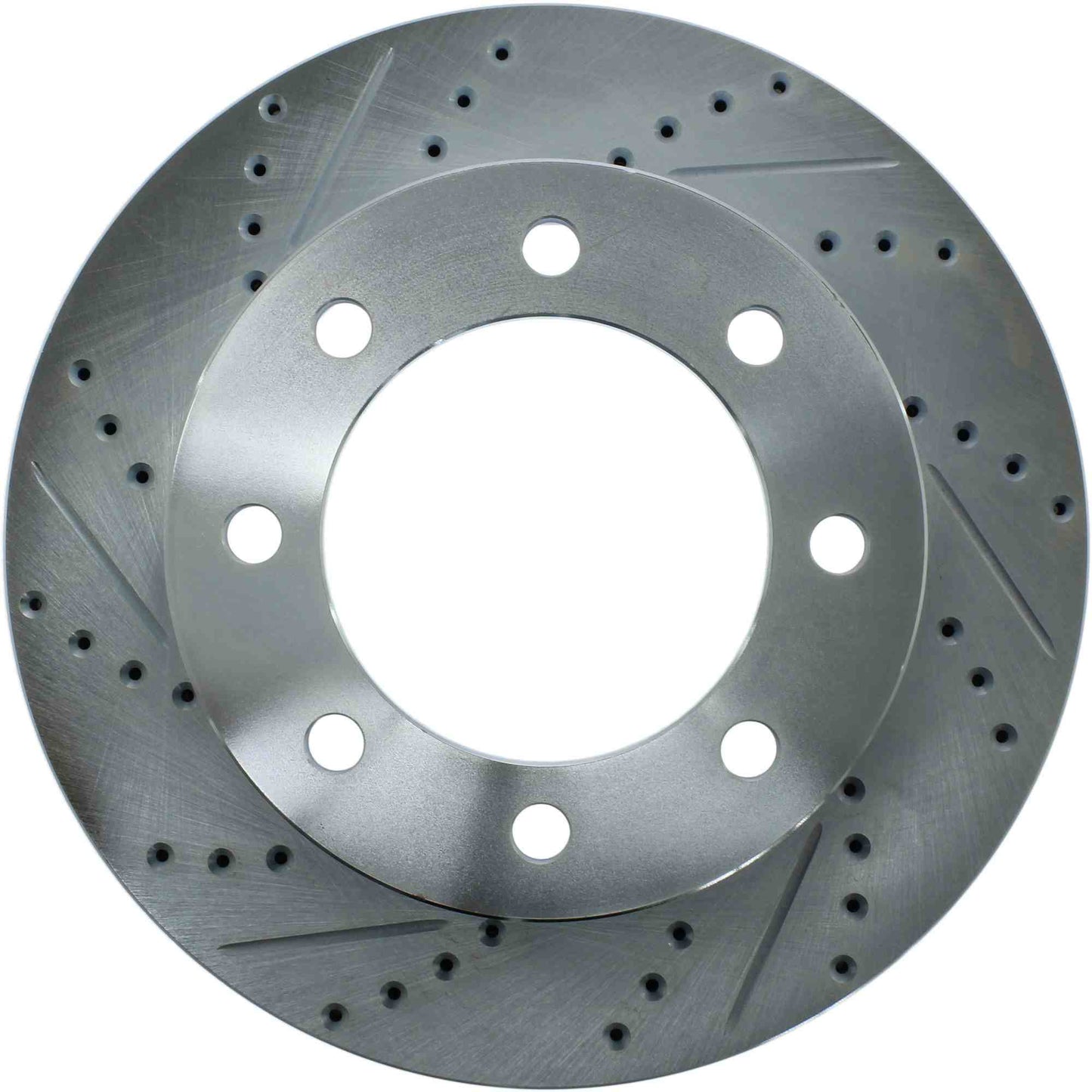 StopTech Select Sport Drilled And Slotted Brake Rotor; Front Right