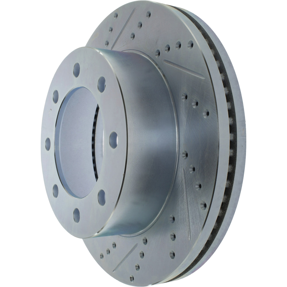 StopTech Select Sport Drilled And Slotted Brake Rotor; Front Right