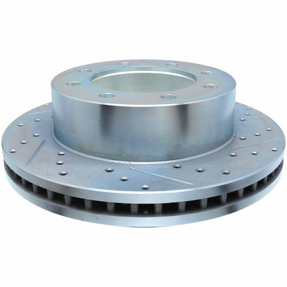 StopTech Select Sport Drilled And Slotted Brake Rotor; Front Left