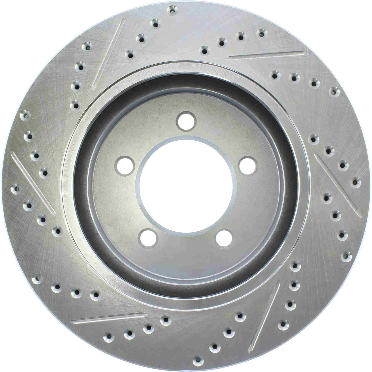 StopTech Select Sport Drilled And Slotted Brake Rotor; Front Left