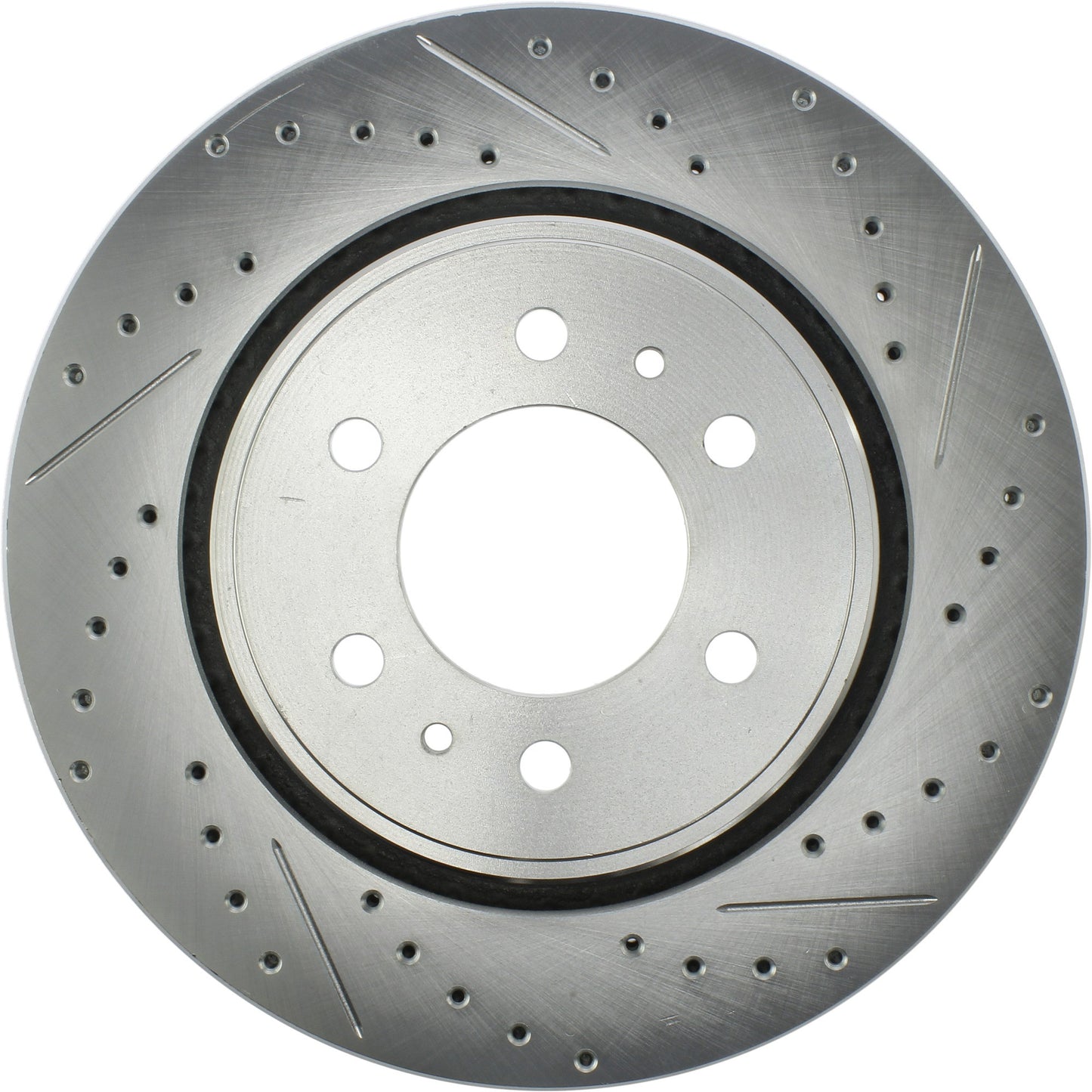StopTech Select Sport Drilled And Slotted Brake Rotor; Front Left