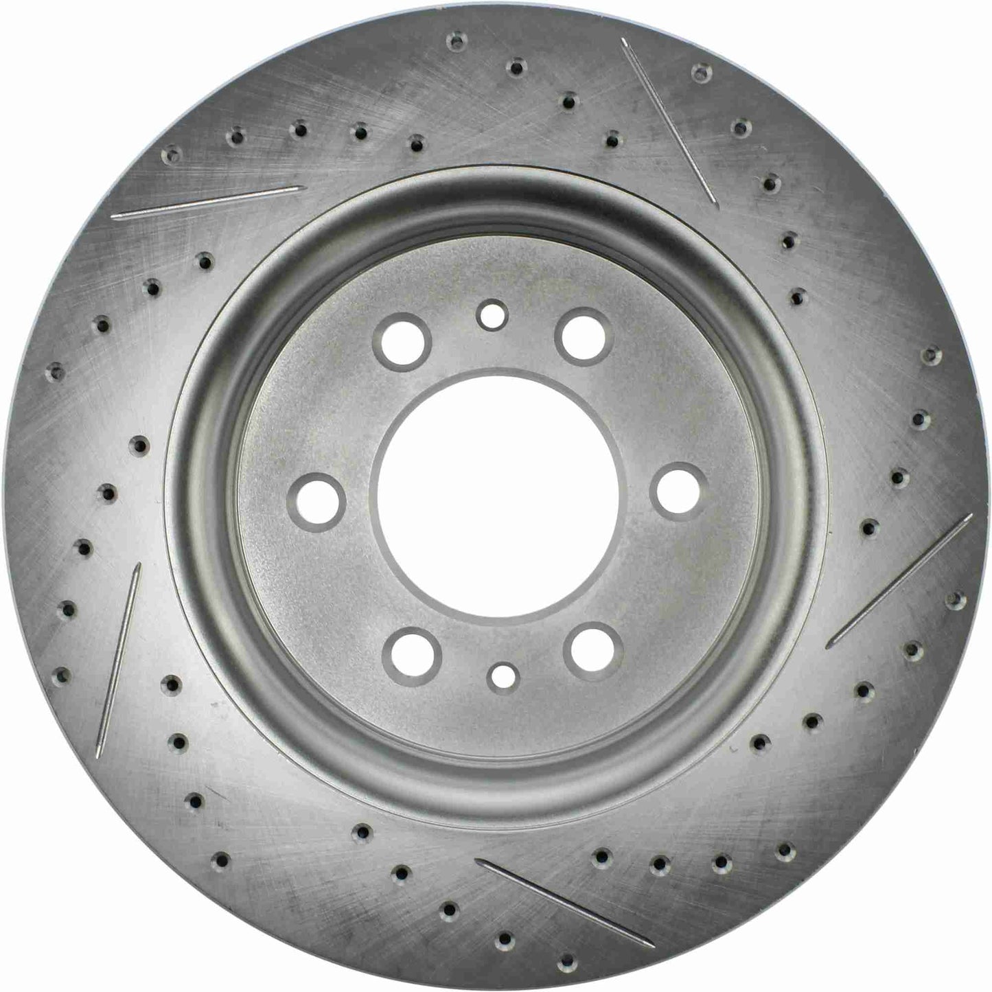 StopTech Select Sport Drilled And Slotted Brake Rotor; Front Right