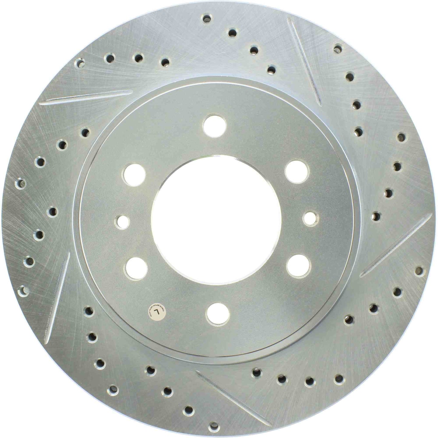 StopTech Select Sport Drilled And Slotted Brake Rotor; Front Left