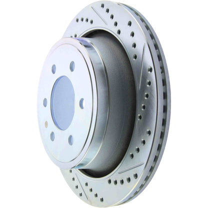 StopTech Select Sport 12-18 Ford F-150 Slotted and Drilled Rear Left Brake Rotor 227.65135L