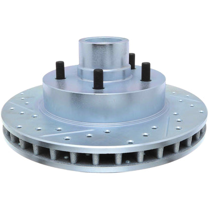 StopTech Select Sport Drilled And Slotted Brake Rotor; Front Right