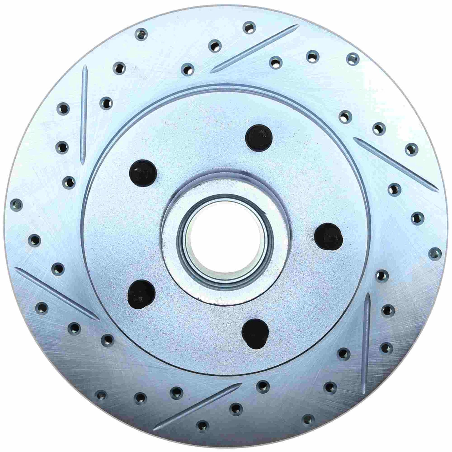 StopTech Select Sport Drilled And Slotted Brake Rotor; Front Right