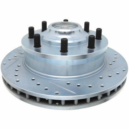 StopTech Select Sport Drilled And Slotted Brake Rotor; Front Left