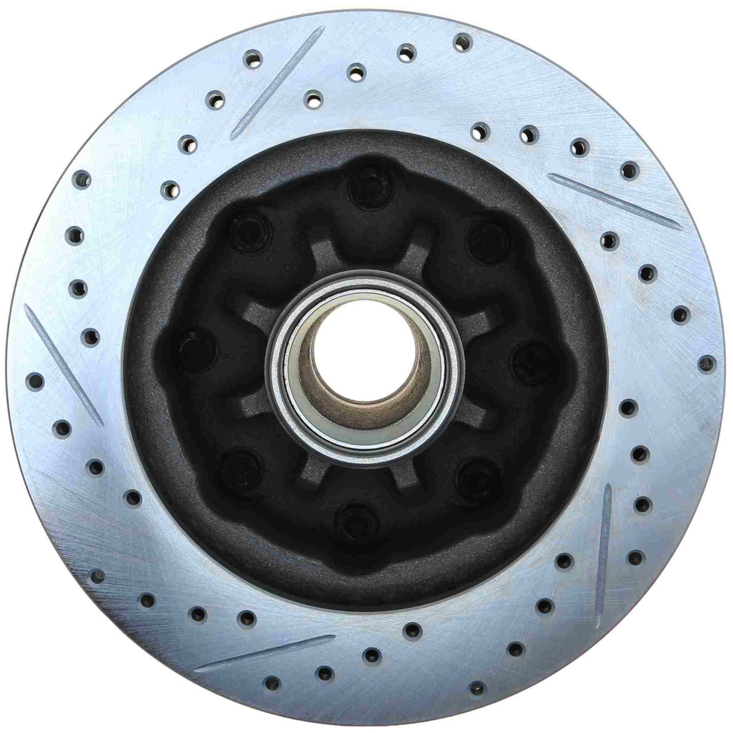 StopTech Select Sport Drilled And Slotted Brake Rotor; Front Left