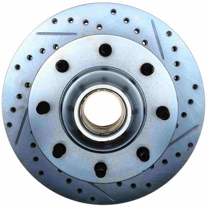 StopTech Select Sport Drilled And Slotted Brake Rotor; Front Left