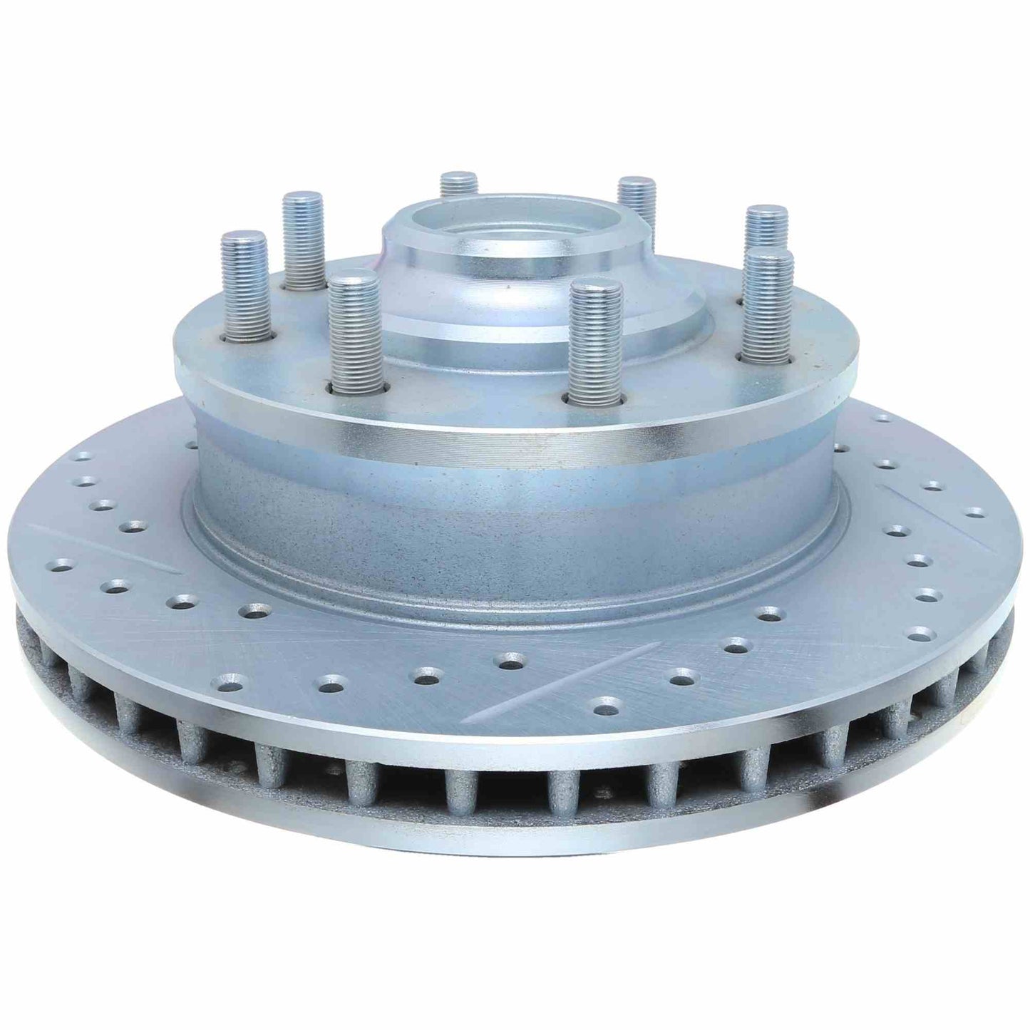 StopTech Select Sport Drilled And Slotted Brake Rotor; Front Right