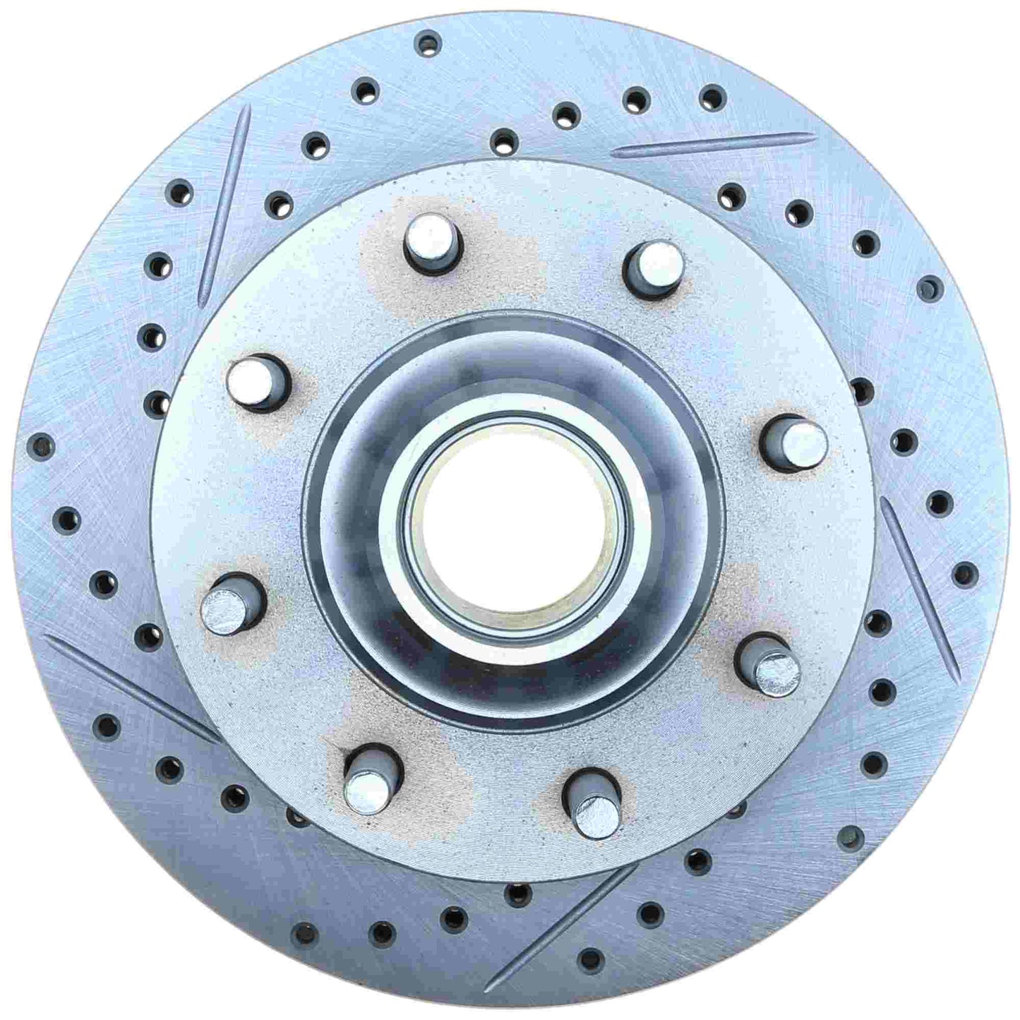 StopTech Select Sport Drilled And Slotted Brake Rotor; Front Right