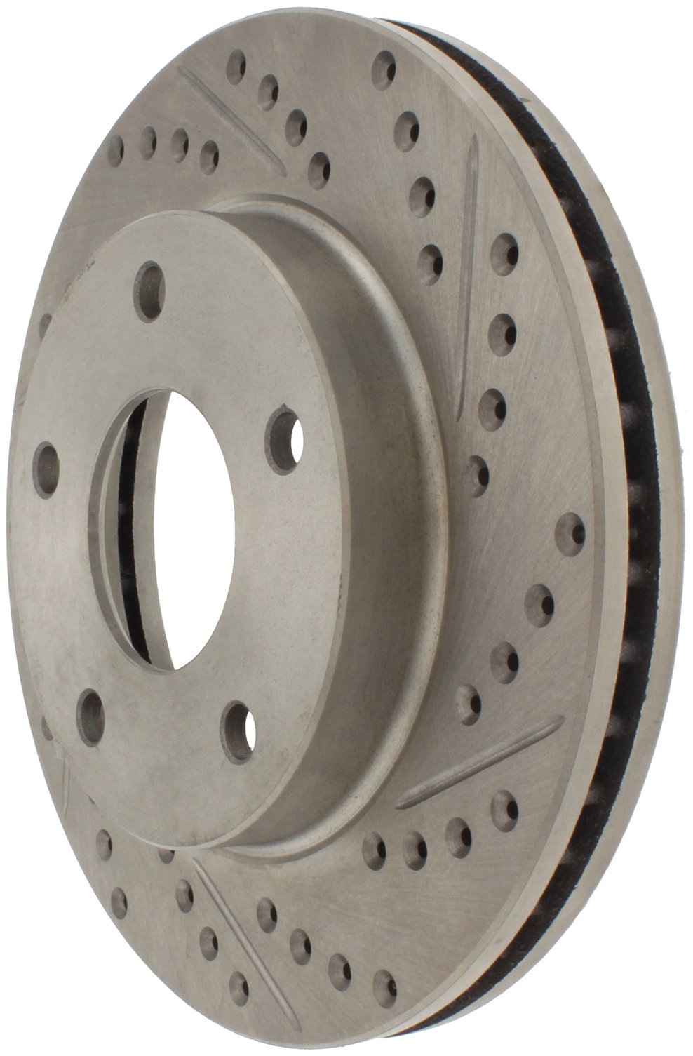 StopTech Select Sport Drilled And Slotted Brake Rotor;Front And Rear Left