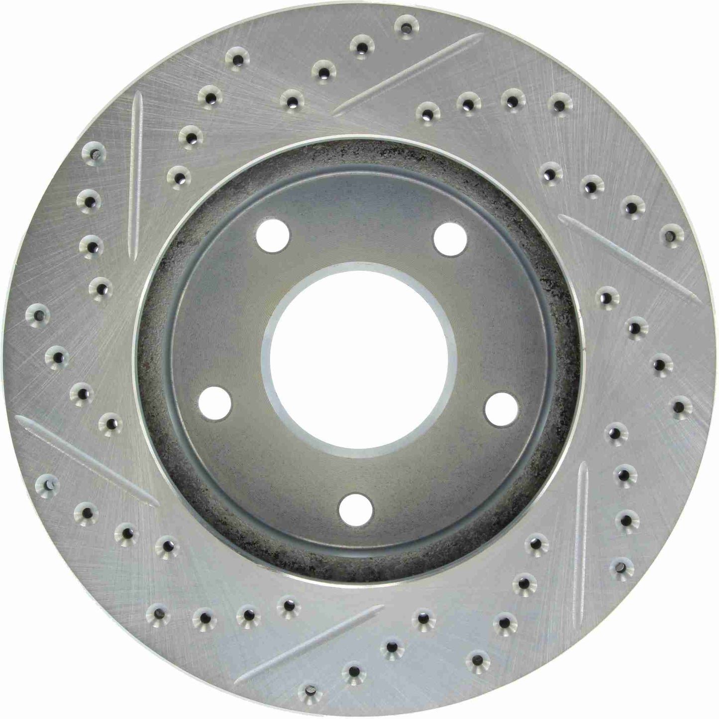 StopTech Select Sport Drilled And Slotted Brake Rotor;Front And Rear Left