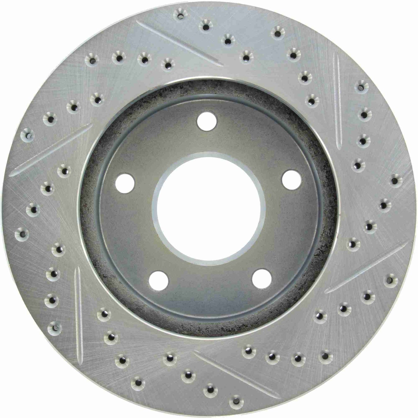 StopTech Select Sport Drilled And Slotted Brake Rotor;Front And Rear Right
