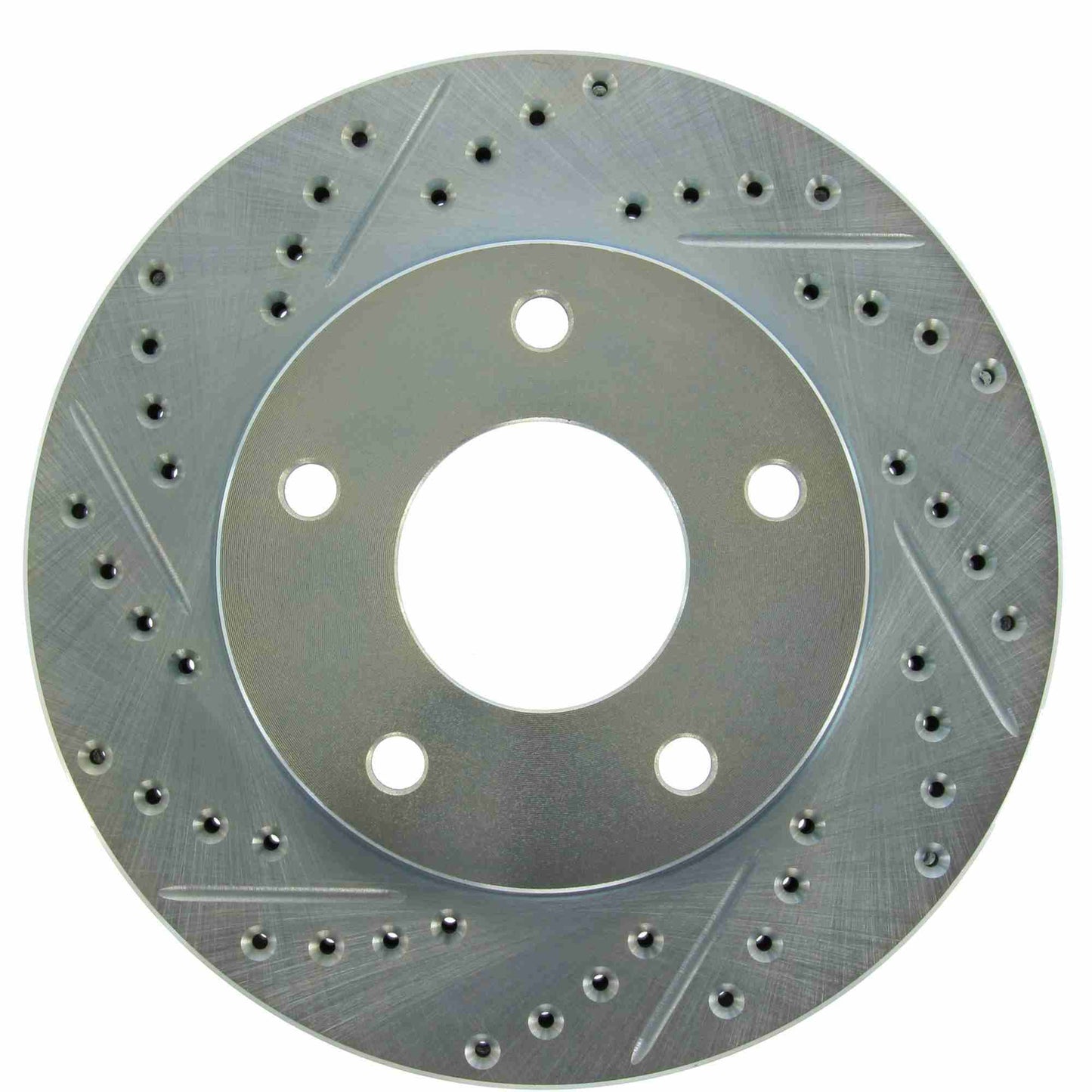 StopTech Select Sport Drilled And Slotted Brake Rotor;Front And Rear Right