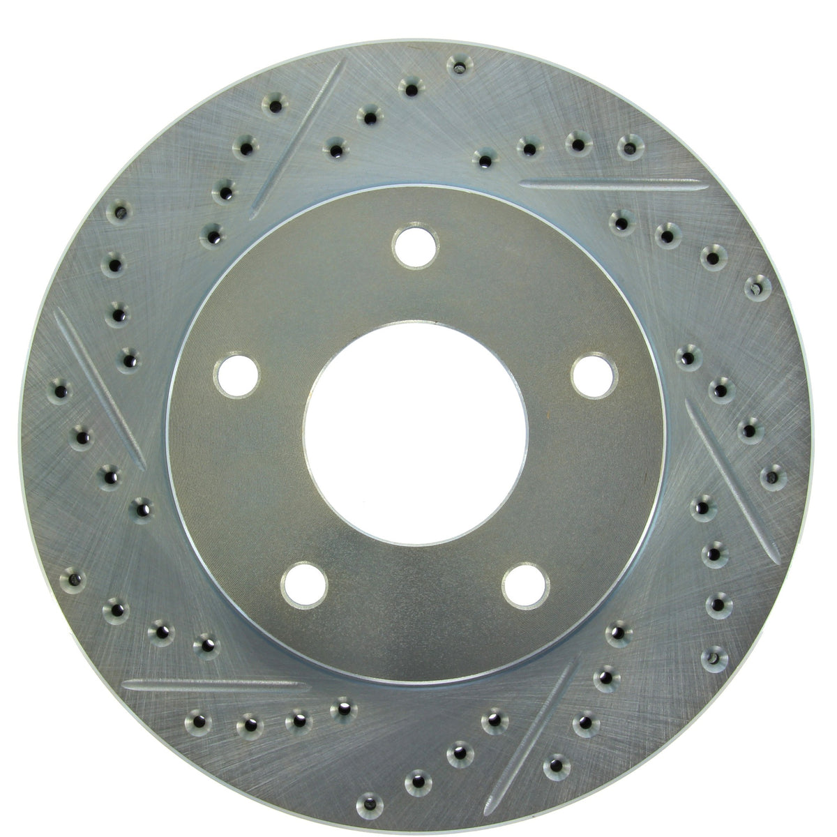 StopTech Select Sport Drilled And Slotted Brake Rotor;Front And Rear Right