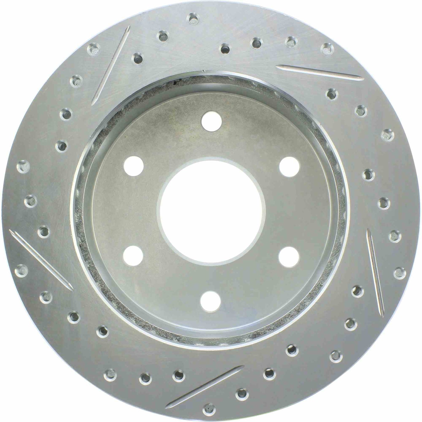 StopTech Select Sport Drilled And Slotted Brake Rotor; Front Left