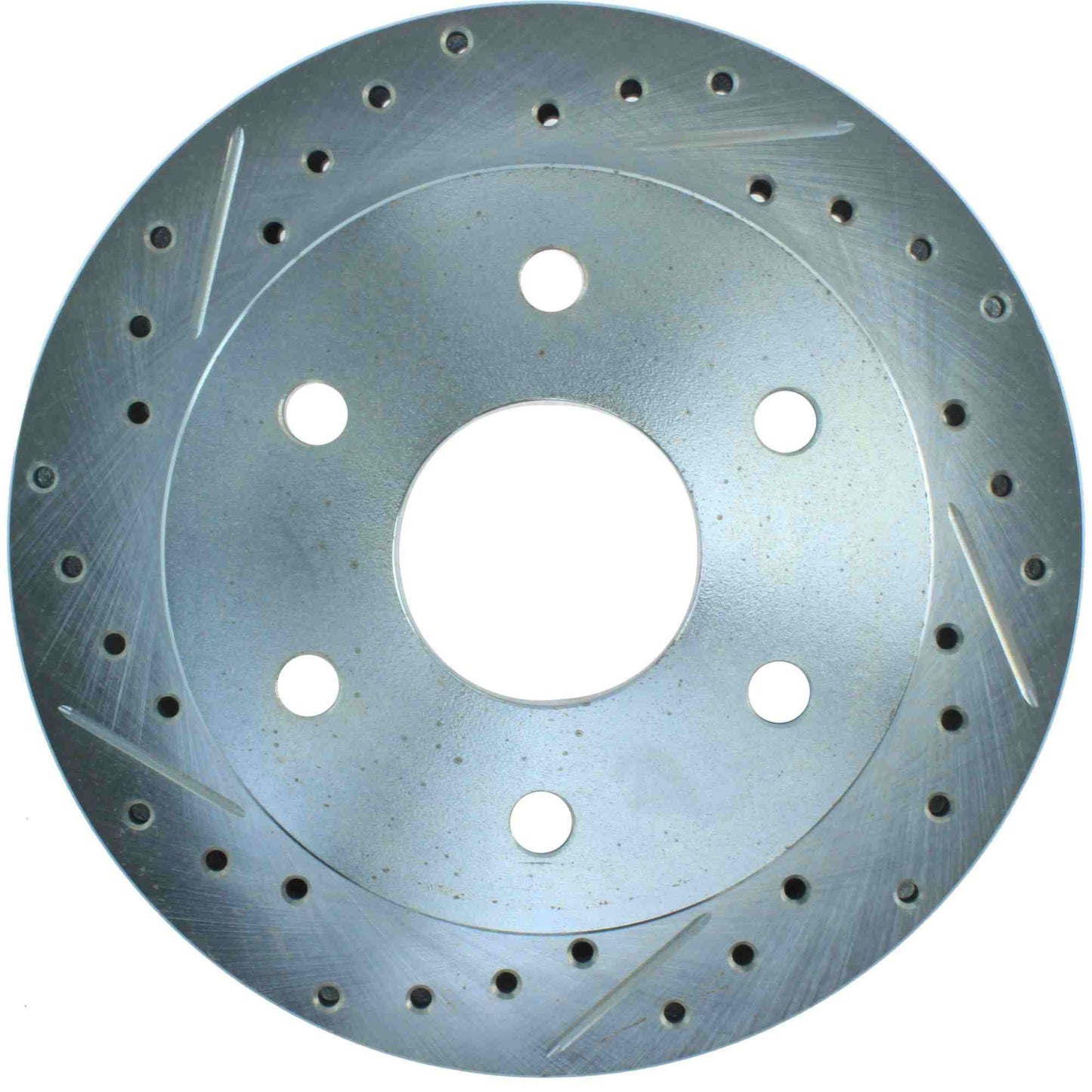 StopTech Select Sport Drilled And Slotted Brake Rotor; Front Right