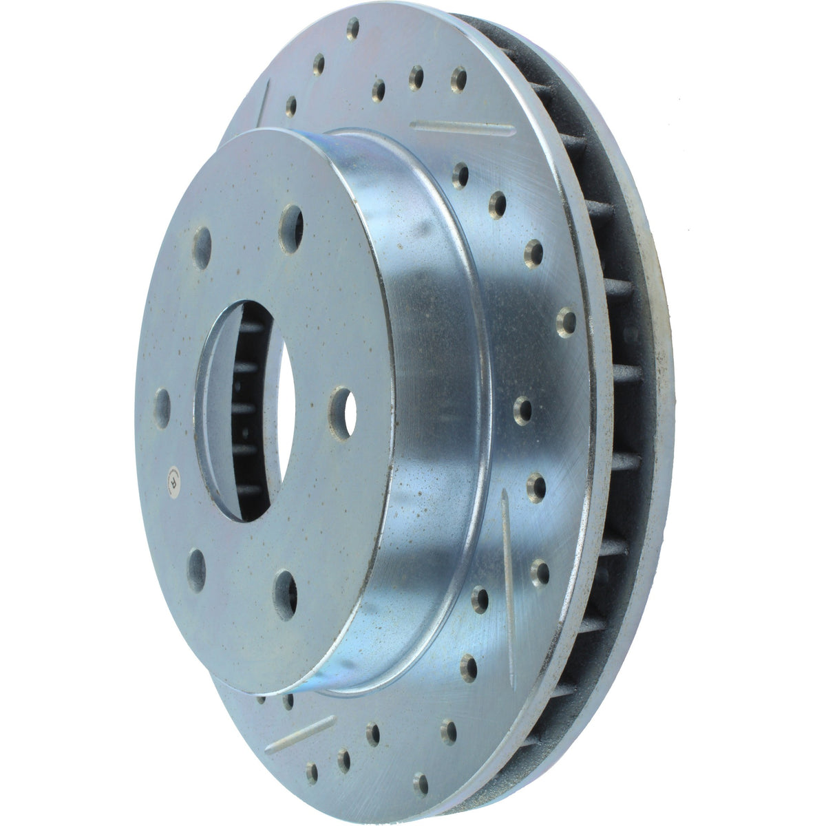 StopTech Select Sport Drilled And Slotted Brake Rotor; Front Right