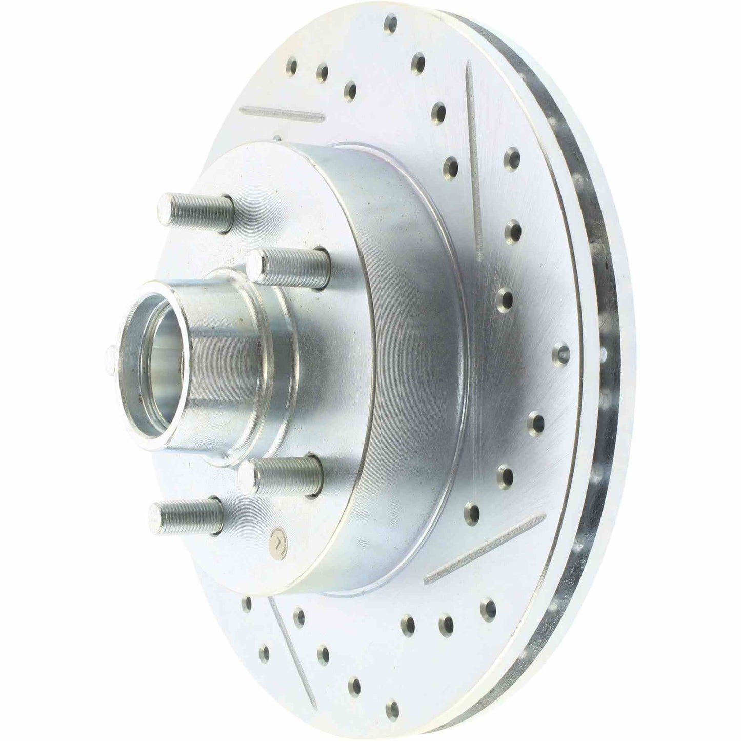 StopTech Select Sport Drilled And Slotted Brake Rotor; Front Left