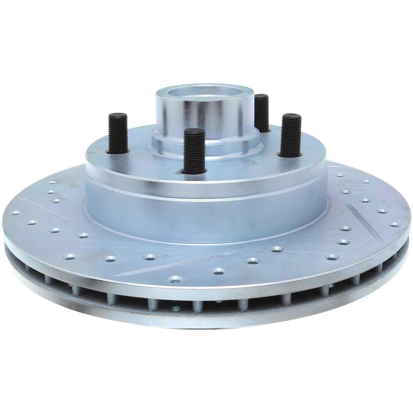 StopTech Select Sport Drilled And Slotted Brake Rotor; Front Right