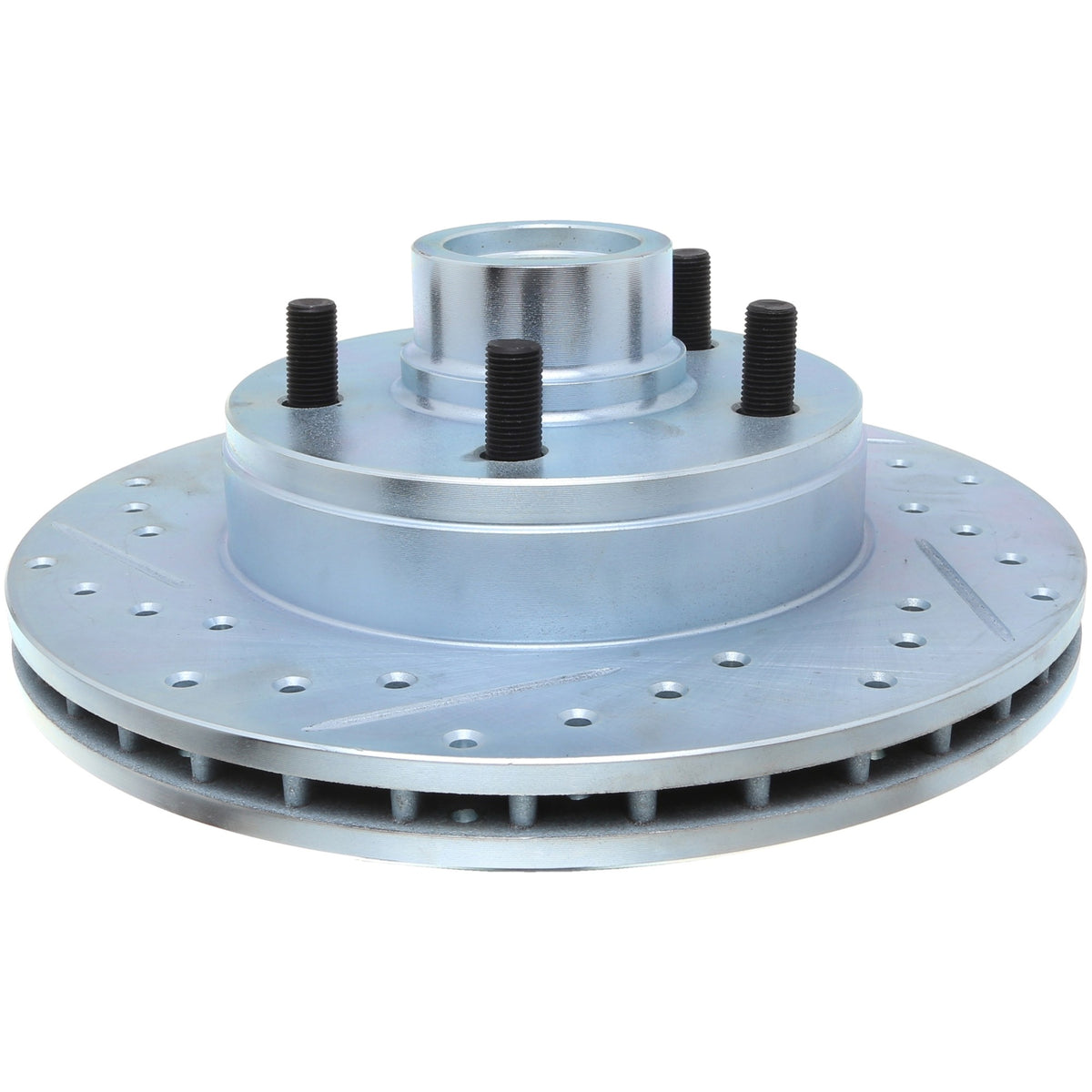 StopTech Select Sport Drilled And Slotted Brake Rotor; Front Right