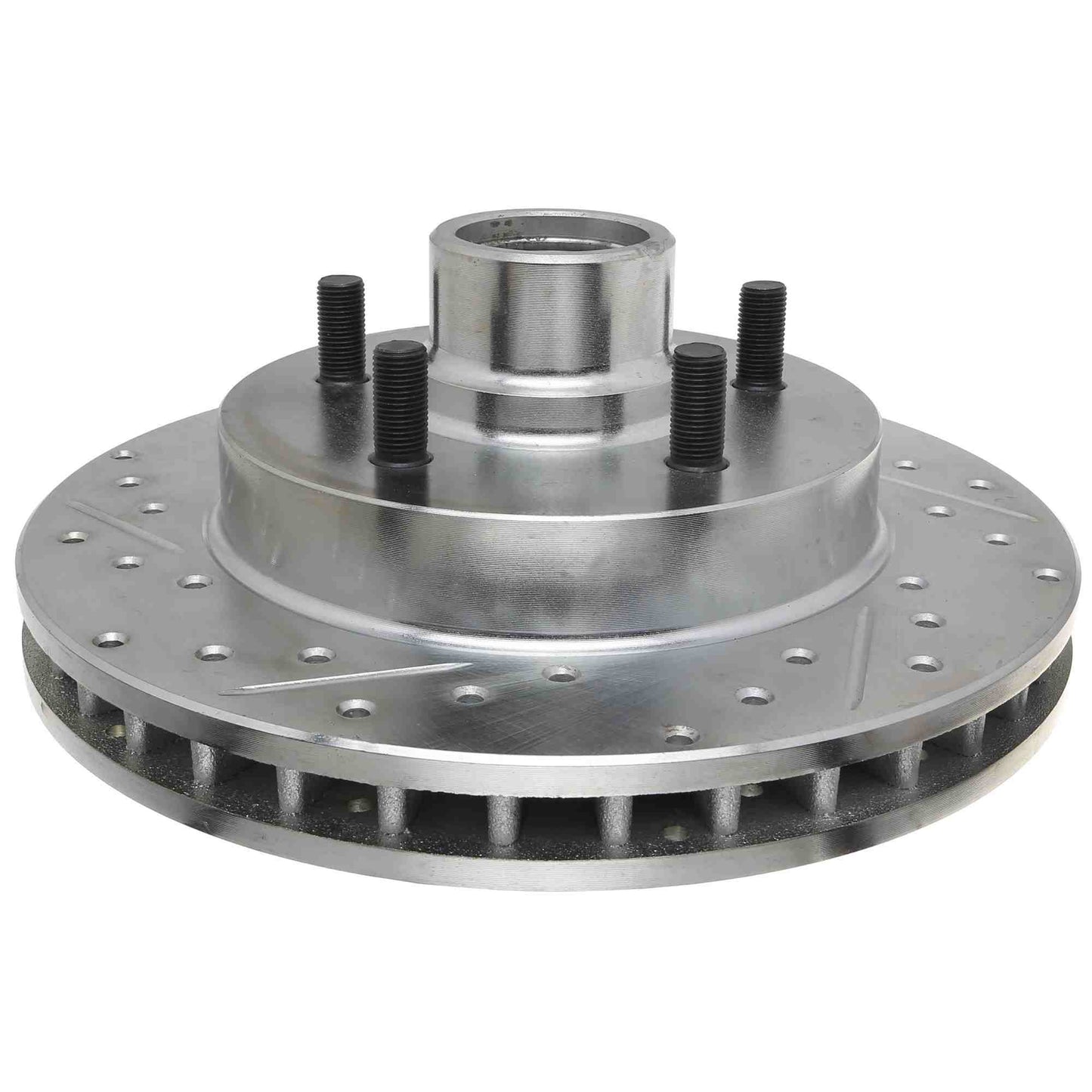 StopTech Select Sport Drilled And Slotted Brake Rotor; Front Left