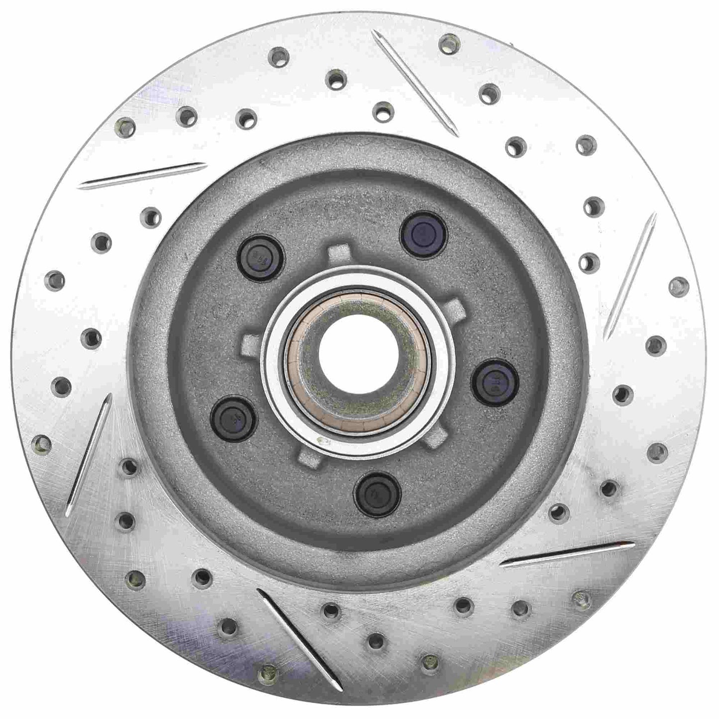 StopTech Select Sport Drilled And Slotted Brake Rotor; Front Left