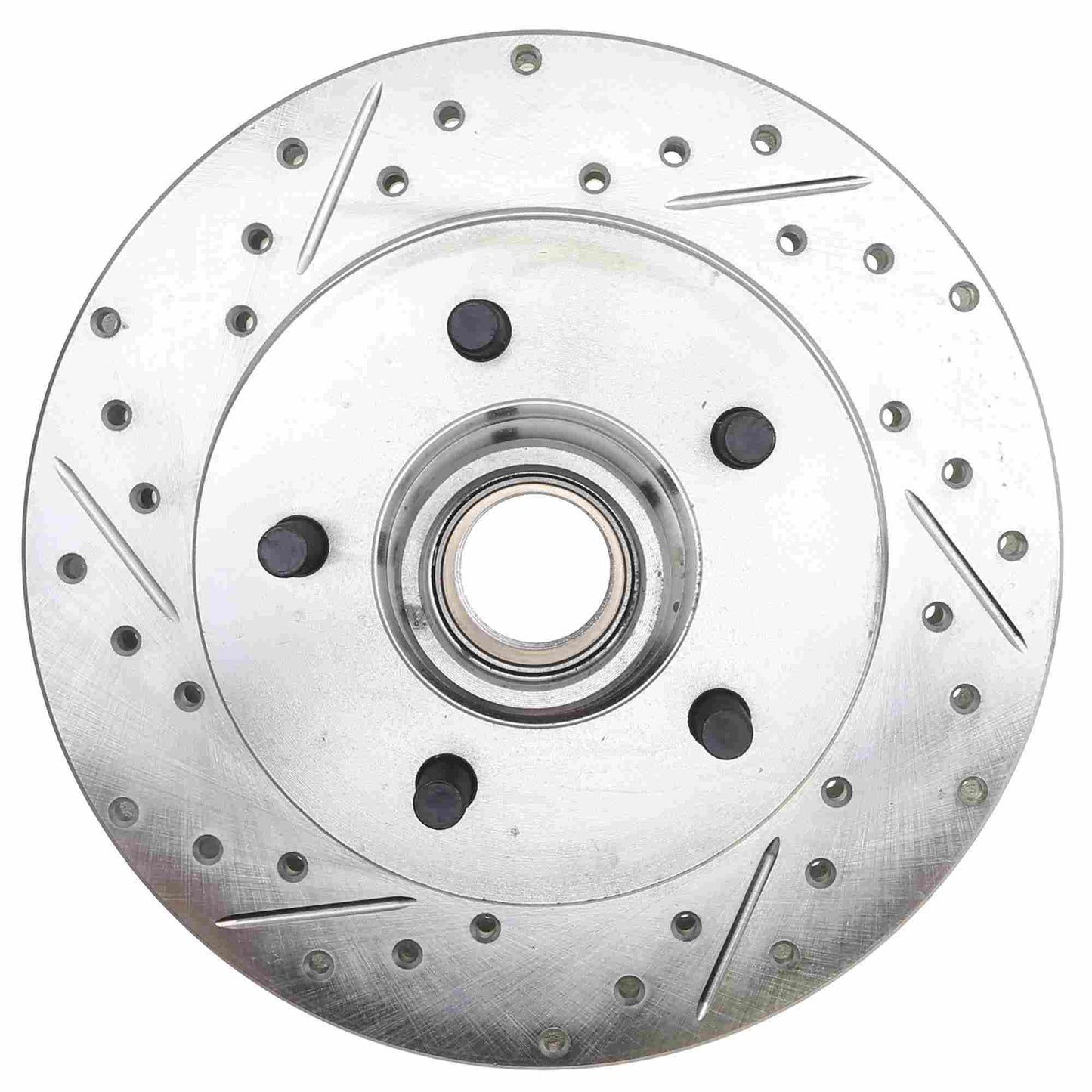 StopTech Select Sport Drilled And Slotted Brake Rotor; Front Left