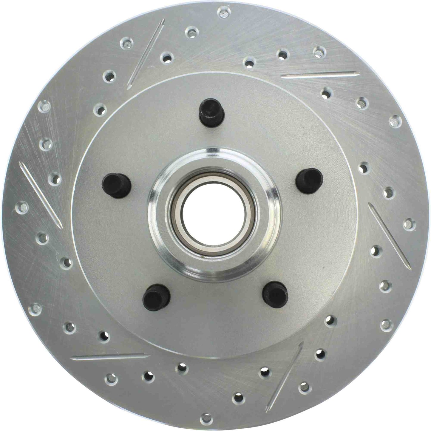 StopTech Select Sport Drilled And Slotted Brake Rotor; Front Right