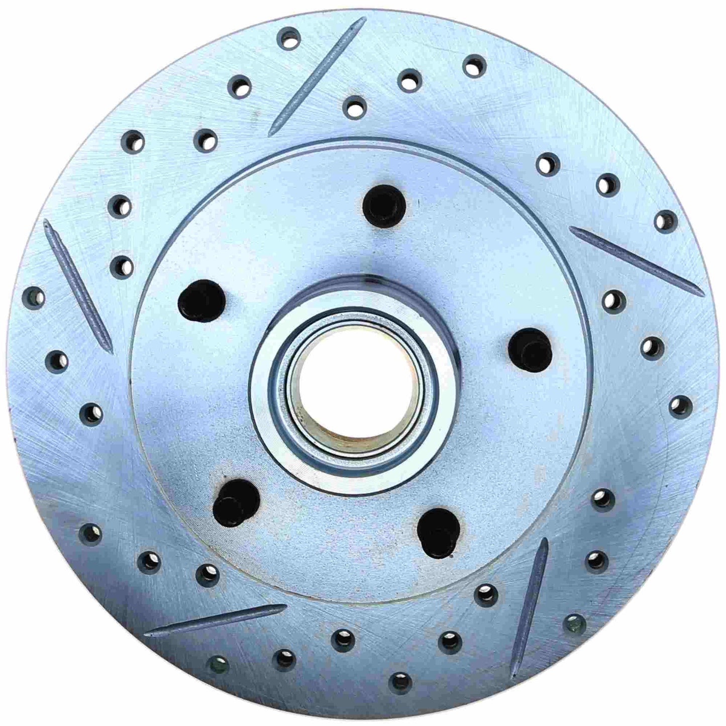 StopTech  Select Sport Drilled And Slotted Brake Rotor; Front Right