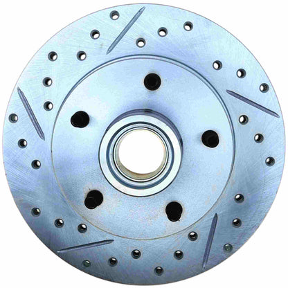 StopTech  Select Sport Drilled And Slotted Brake Rotor; Front Right