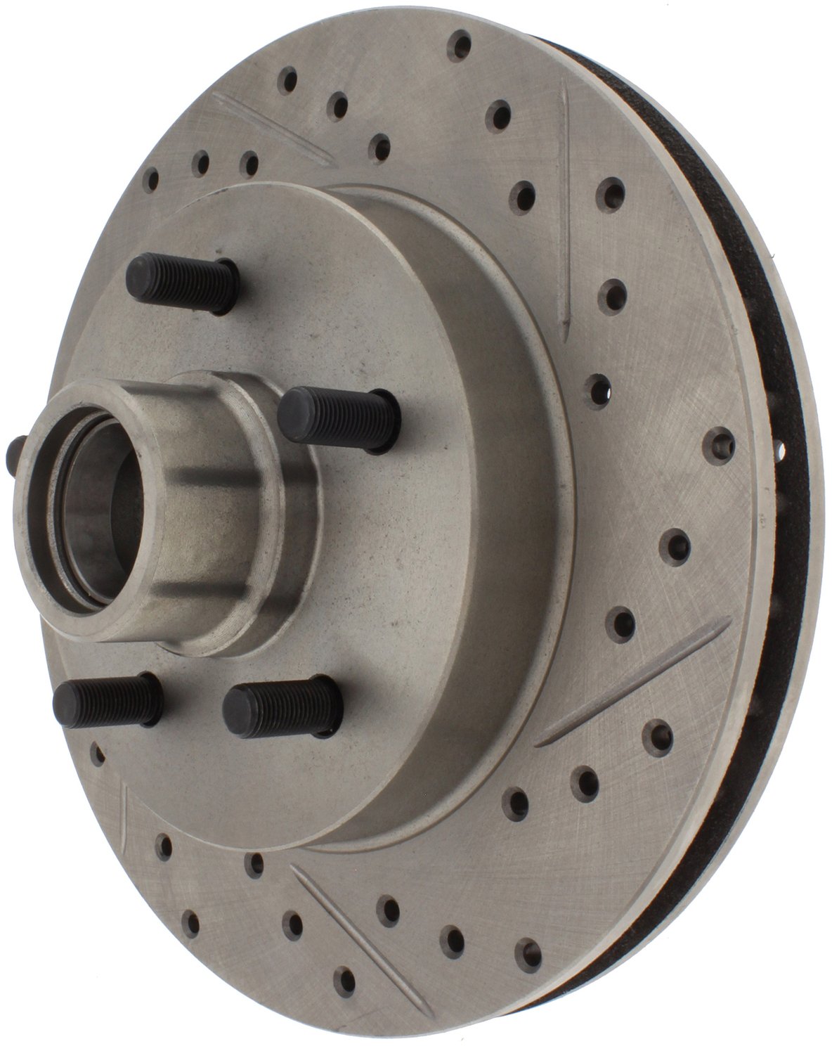 StopTech Select Sport Drilled And Slotted Brake Rotor; Front Left